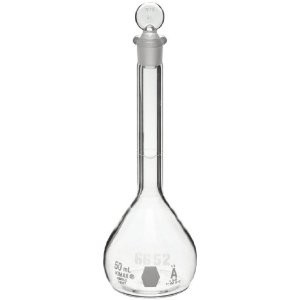 MATRAZ VOLUMETRICO CERTIFICADO TAPON DE  VIDRIO 10ML